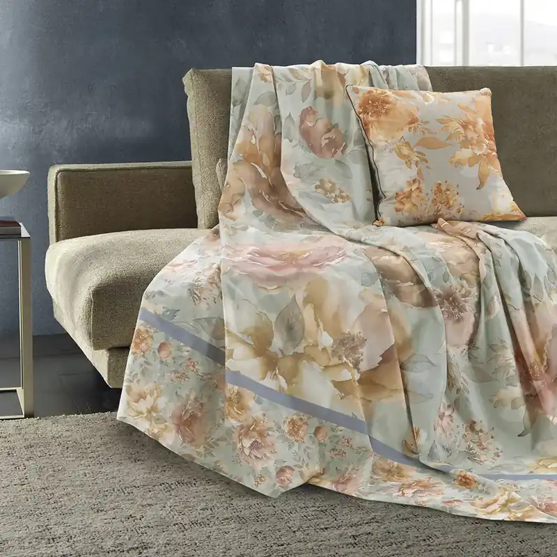 Telo GABEL 100% cotone Poesia nuvola 180x270 e 270x270 cm | Copritutto