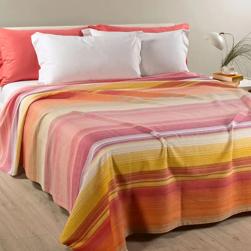 CALEFFI | Copriletto estivo non trapuntato letto singolo Rainbow Light