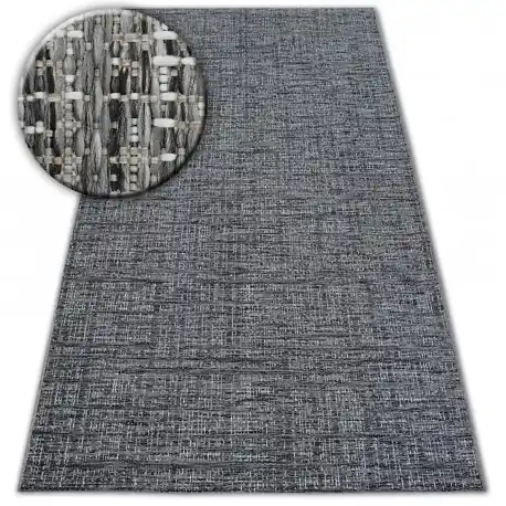 Tappeto DI SPAGO SIZAL LOFT 21126 MELANŻ argento/avorio/grigio