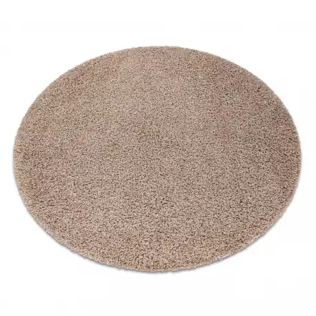 Tappeto SOFFI cerchio shaggy 5cm beige