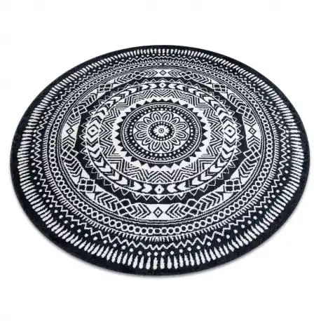 Tappeto FUN Napkin tovagliolo cerchio - nero