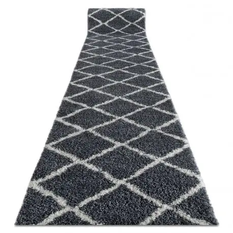 Passatoia BERBER CROSS B5950 grigio berbero marocchino shaggy