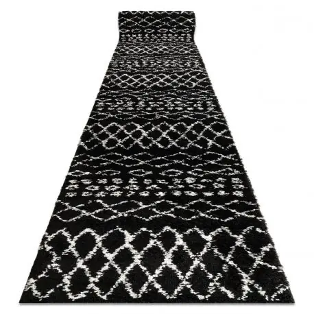 Passatoia BERBER ETHNIC G3802 nero berbero marocchino shaggy