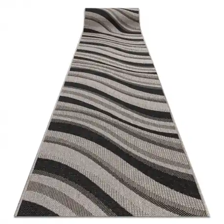 PASSATOIA SIZAL FLOORLUX disegno 20353 argento / nero