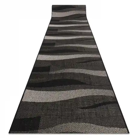 PASSATOIA SIZAL FLOORLUX disegno 20212 nero / argento