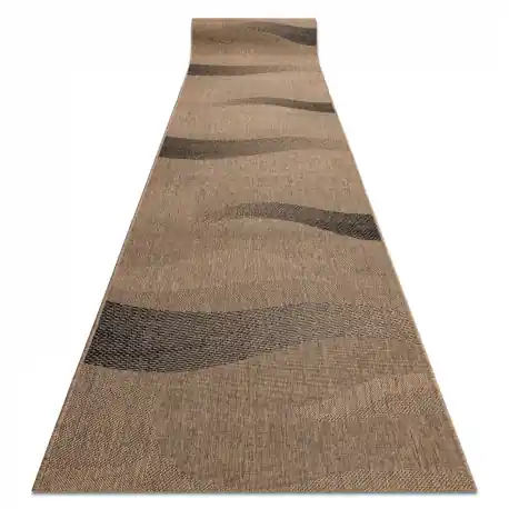 PASSATOIA SIZAL FLOORLUX disegno 20212 coffe / nero