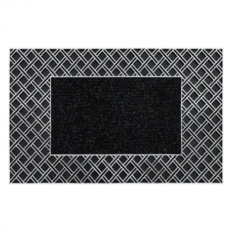 Zerbino antiscivolo per metri lineari BH 107 Traliccio, esterno, interno, su gomma - argint