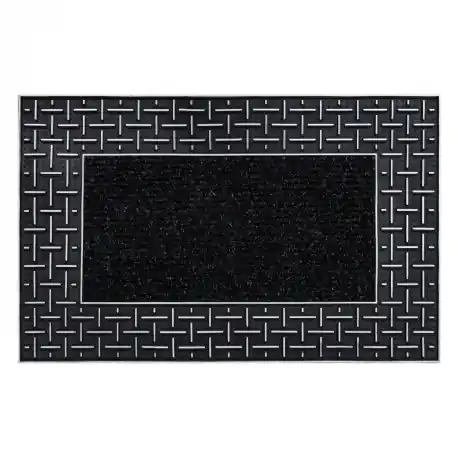 Zerbino antiscivolo per metri lineari BH 225 Traliccio, esterno, interno, su gomma - argint