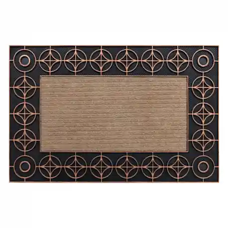 Zerbino antiscivolo per metri lineari BH 205 cerchi, esterno, interno, su gomma - maro