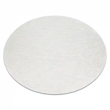 Tappeto CASABLANCA PLUS cerchio crema Monocolore, passante