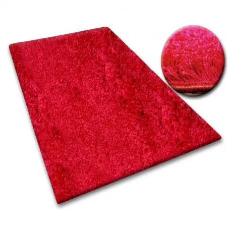 Moquette SHAGGY 5cm bordo