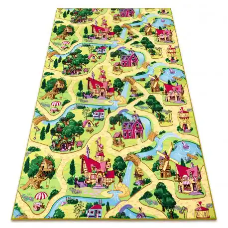 Tappeto kids CANDY TOWN per bambini strade cittadino