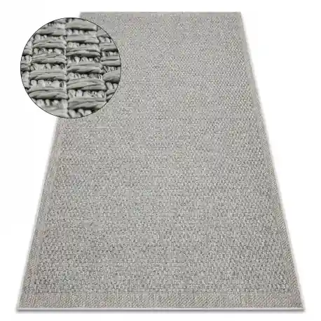 Tappeto ORIGI 3667 grigio - cordoncino in SISAL a tessitura piatta