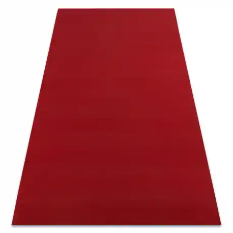 Tappeto SPESSA GOMMATA RUMBA 1974 colore unico chiaretto, rosso