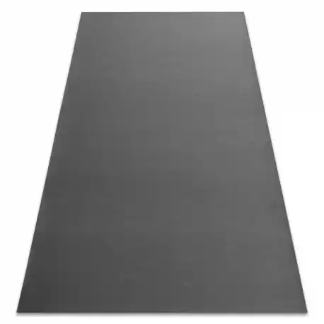 Tappeto SPESSA GOMMATA RUMBA 1897 colore unico grigio scuro