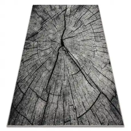 Tappeto SILVER TRONKO Albero Legna - grigio