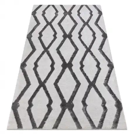 Tappeto SAMPLE COZY C3195A Strutturale Boho grigio chiaro