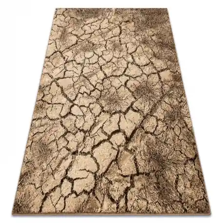 Tappeto KARMEL Terra terra screpolata noce