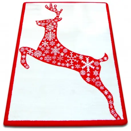 Tappeto XMAS - F790 crema/rosso