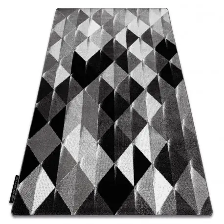 Tappeto INTERO PLATIN 3D triangoli grigio