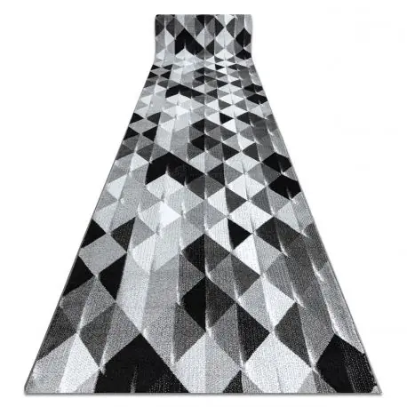 Corridoio INTERO PLATIN 3D triangoli grigio