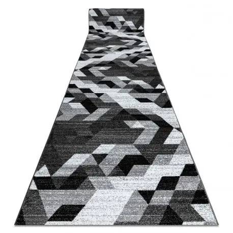 Corridoio INTERO TECHNIC 3D quadri triangoli grigio