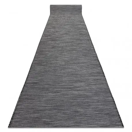 Passatoia Flatweave, tessuto piatto PATIO Sisal, unicolore, modello 2778 nero