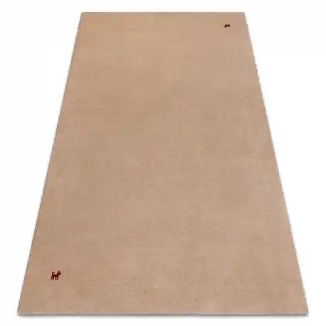 Tappeto in lana GABBEH LOOM beige - TESSUTO A MANO spesso