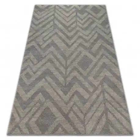 Tappeto SOFT 8028 ETNO SPINA DI PESCE marrone / beige