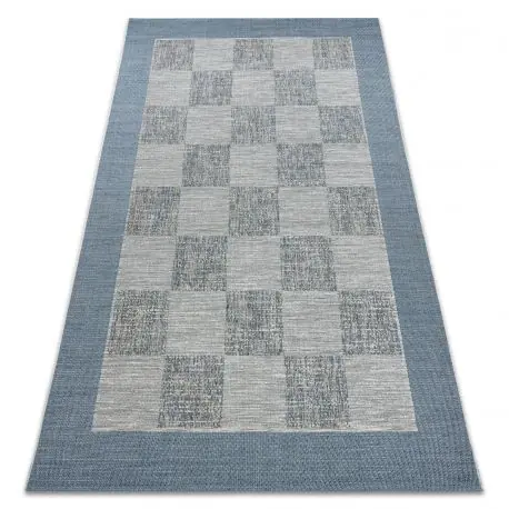 Tappeto SIZAL FORT 36217533 scacchiera beige / blu