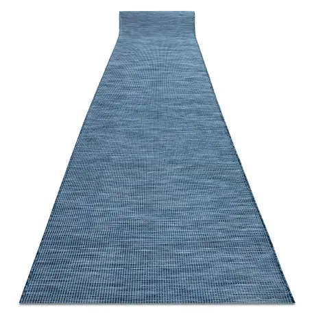 Passatoia Flatweave, tessuto piatto PATIO Sisal, unicolore, modello 2778 blu