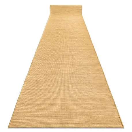 Passatoia Flatweave, tessuto piatto PATIO Sisal, unicolore, modello 2778 giallo, oro