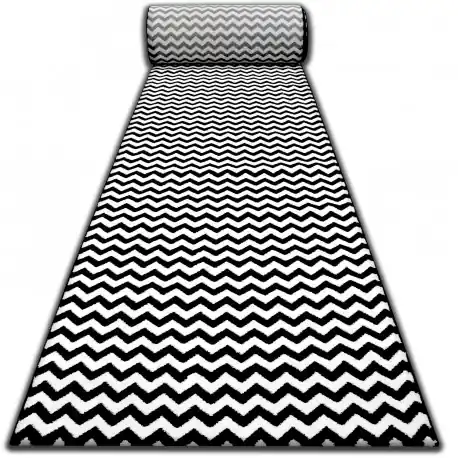 Passatoia SKETCH F561 nero/crema - Zigzag