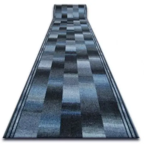 MOLTO SPESSA PASSATOIA GOMMATA IKAT grigio