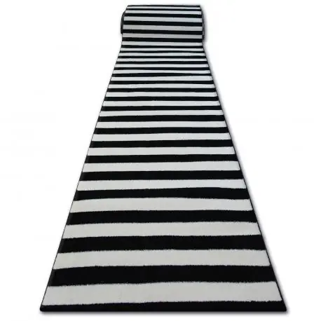 Passatoia SKETCH F758 crema/nero - Striscie