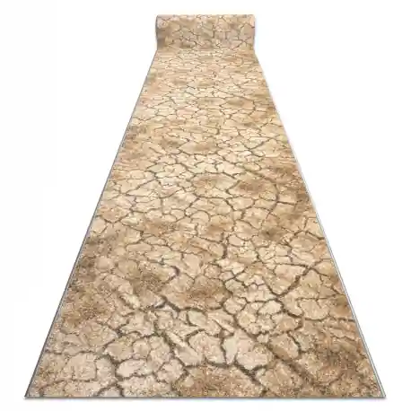 Passatoia KARMEL Terra terra screpolata caramello grigio