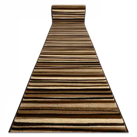 Passatoia ROYAL 5374 WAVES STRIPES beige / marrone