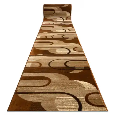 Passatoia ROYAL HE405 GEOMETRICO marrone / crema