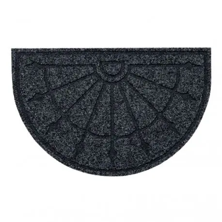 Zerbino antiscivolo per metri lineari PATIO 2098 semicerchio esterno, interno, su gomma - antracite