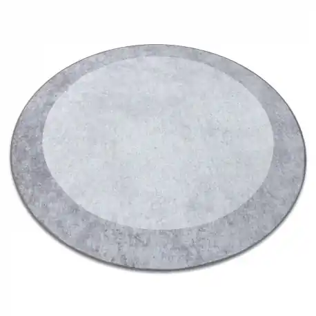 Tappeto lavabile MIRO 51648.802 cerchio Marmo antiscivolo - grigio chiaro