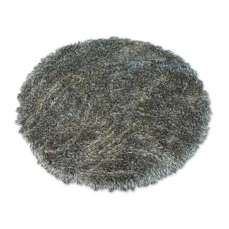 Tappeto LOVE SHAGGY cerchio disegno 93600 taupe