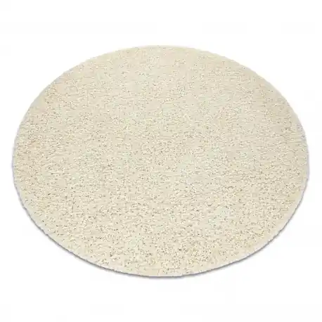 Tappeto SOFFI cerchio shaggy 5cm crema
