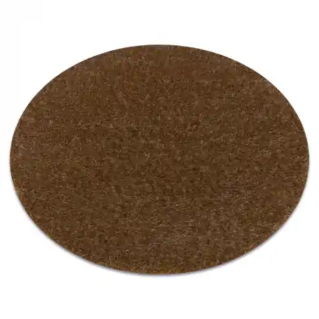 Tappeto BUENOS cerchio 6650 shaggy tinta unita, monocolore beige