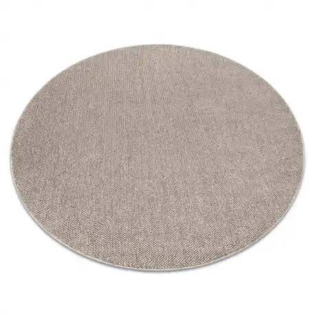 Tappeto CASABLANCA LOOM cerchio marrone, loop, morbido interno ed esterno