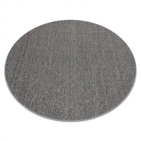 Tappeto CASABLANCA LOOM cerchio grigio, loop, morbido interno ed esterno