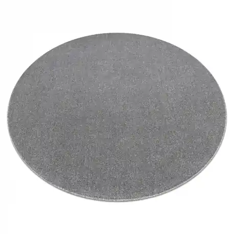 ETON PLUS cerchio tappeto grigio chiaro, monocolore, uniforme, semplice
