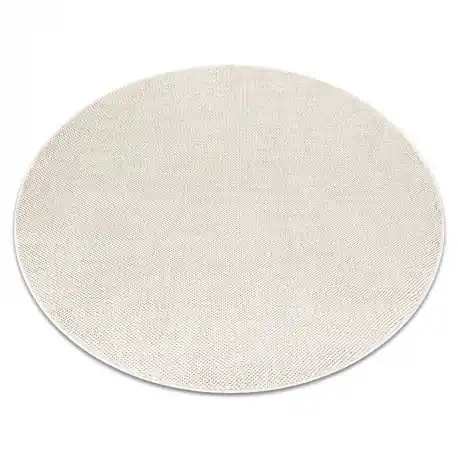 Tappeto CASABLANCA LOOM cerchio crema, loop, morbido interno ed esterno