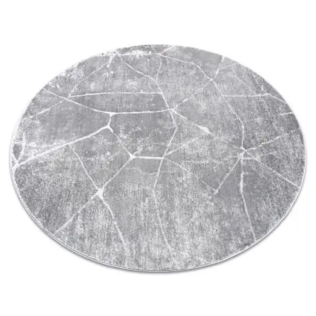 Tappeto MEFE moderno Cerchio 2783 Marmo - Structural due livelli di pile grigio