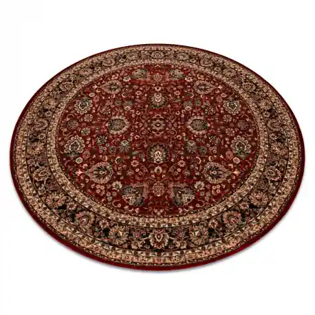 Tappeto di lana KASHQAI 4362 300 cerchio ornamento chiaretto / nero