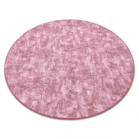 TAPPETO cerchio SOLID rosa cipria 60 CALCESTRUZZO